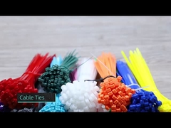 Dostosowany plastikowy samoblokujący drut na rzep Opaska kablowa Nylonowa opaska kablowa