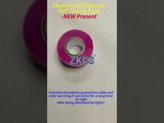 Taśma elektryczna z gumy silikonowej odpornej na czerwone ciepło do ochrony izolacji kabli