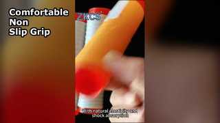 Silikonowe uchwyty zapewniają komfortową kontrolę