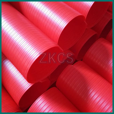 Przemysł telekomunikacyjny Plastikowa rura falista 120 mm ROHS Standardowa żebrowana rura z tworzywa sztucznego