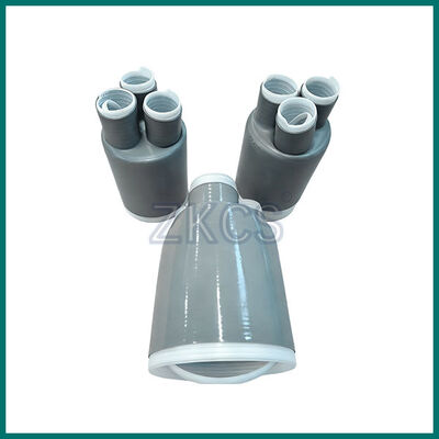 Zakończenie kablowe na zimno | Pneumatyczne rozszerzanie silikonowej gumy kablowej z 3-palczastym zakończeniem dla systemów zasilania 12/20kV